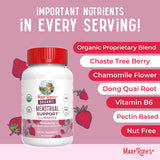 MaryRuth's gomitas orgánicas: sin lacteos aptas para dietas veganas.