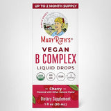 MaryRuth's Complejo B, botella con detalle naranja, experiencia sensorial.