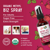 MaryRuth's B12 spray: envase portátil para uso sobre la marcha.
