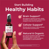 MaryRuth's B12 spray: sabor fresa agradable para la experiencia diaria.