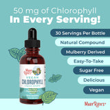 MaryRuth's Clorofila sin OGM, apta para dietas.