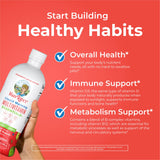 MaryRuth's etiqueta de nutrientes con vitaminas clave.