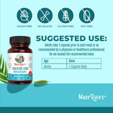 MaryRuth's etiqueta vegana destacando un producto libre de ingredientes animales