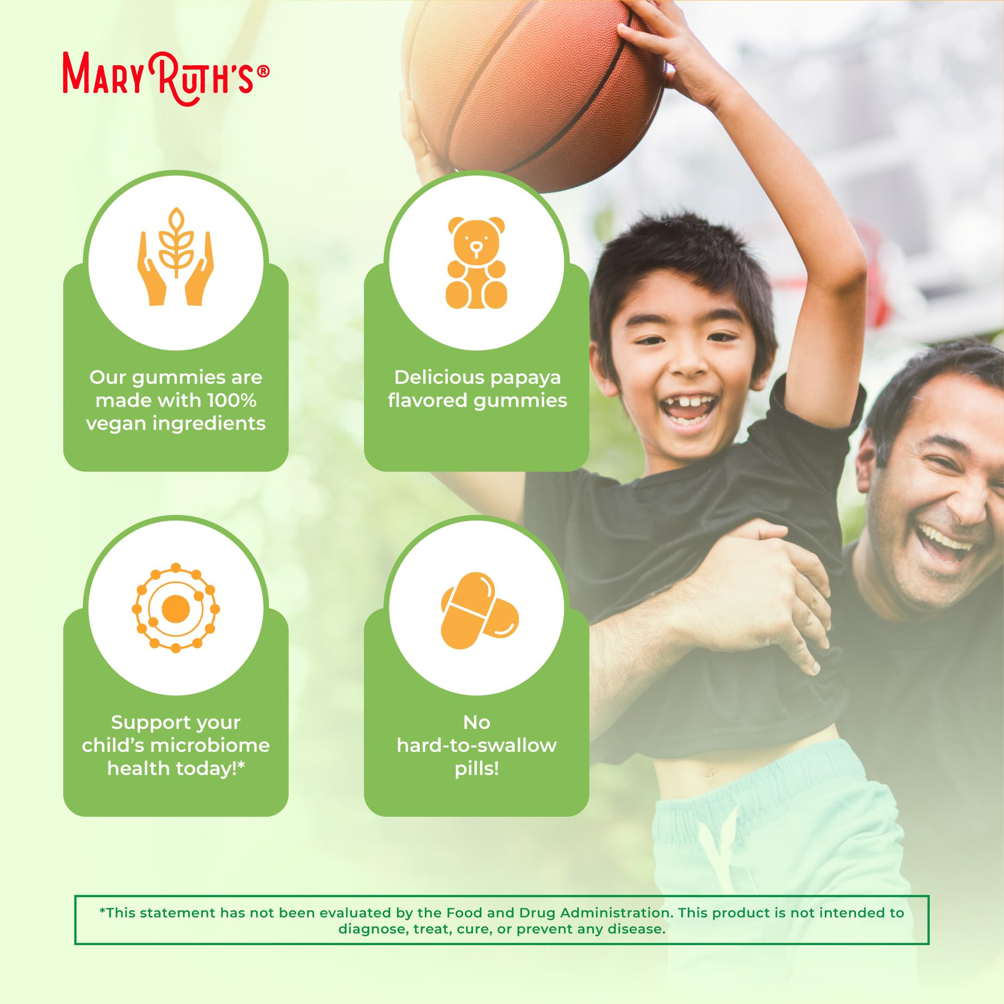 MaryRuth's Fiber Gummies sin azúcar, aptas para dietas bajas en azúcar.