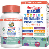 MaryRuth's gominolas multivitamínicas para niños 2 años, sabor frutal y fácil de masticar