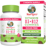 MaryRuth's gomitas frambuesa D3 B12 sin azúcar con sabor agradable para energía diaria