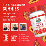 MaryRuth's gominolas para hombres, enfoque en metabolismo y energía