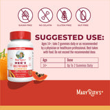 MaryRuth's gominolas para hombres, sabor papaya naranja para impulso diario