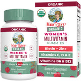 MARYRUTH'S gomitas multivitamínicas para mujeres con sabor frambuesa-cereza, frasco para uso diario.