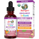 MaryRuth's gotas multivitamínicas infantiles con hierro en botella