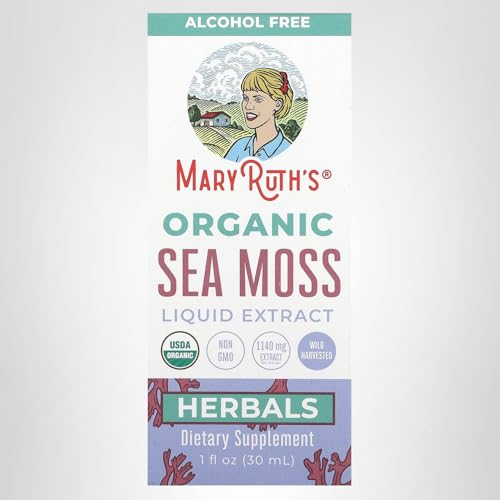 MARYRUTH'S Gotas de Musgo Marino Irlandés para nutrición diaria sin complicaciones.