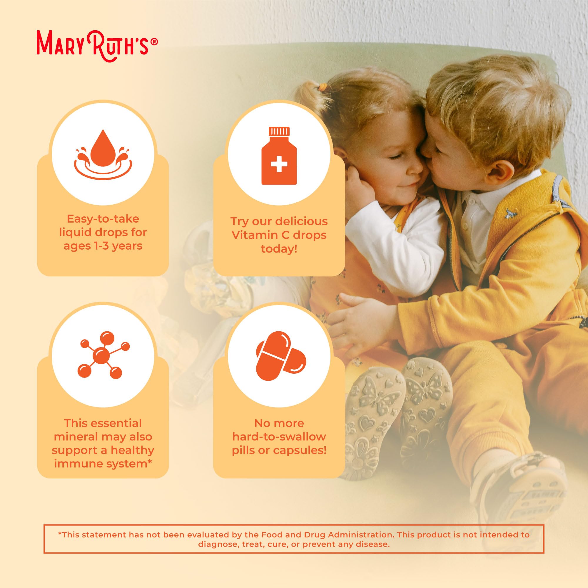 MaryRuth's gotas vitamina C veganas para diversas dietas.