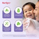 MaryRuth's Hierro para niños: etiqueta orgánica y certificaciones.