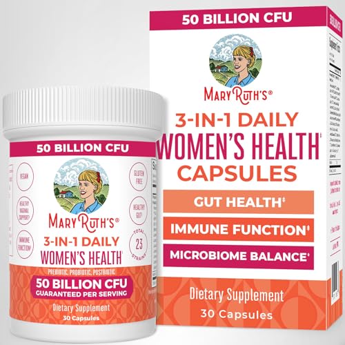 MaryRuth's folleto de ingredientes con beneficios probióticos.