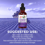 Jarabe Extra Fuerte MaryRuth's vertido en agua, sabor agradable