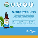 Envase de 1oz MaryRUTH'S K2 MK7 para dosificación diaria fácil