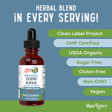 MaryRuth's Kava: extracto líquido con perfil nervino