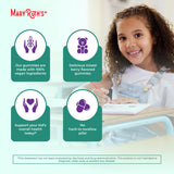 MaryRuth's Kids Immunity Gummies dosis diaria en el envase para planificación familiar.