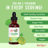 MaryRuth's L-Teanina Drops para adultos: fórmula vegana y sin gluten