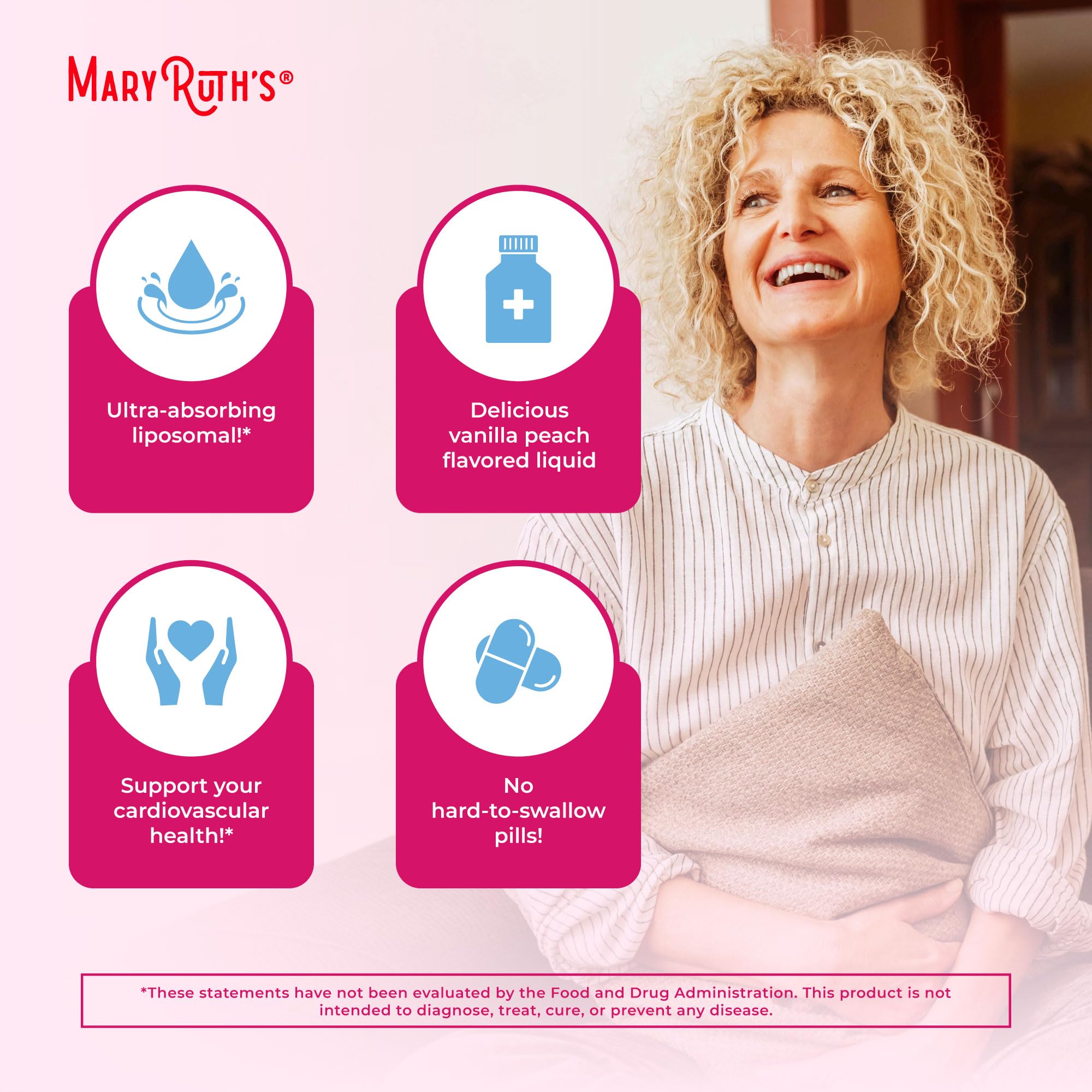 MaryRuth's magnesio liposomal para salud ósea