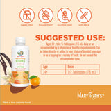 MaryRuth's Vitamina C liposomal etiqueta detallada para usuario informado.