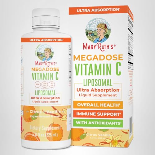 MaryRuth's Liposomal Vitamina C sin sabor, apta para mezclas.