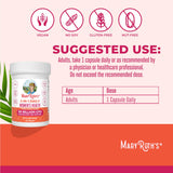 MaryRuth's mezcla de 23 cepas probióticas para salud intestinal.