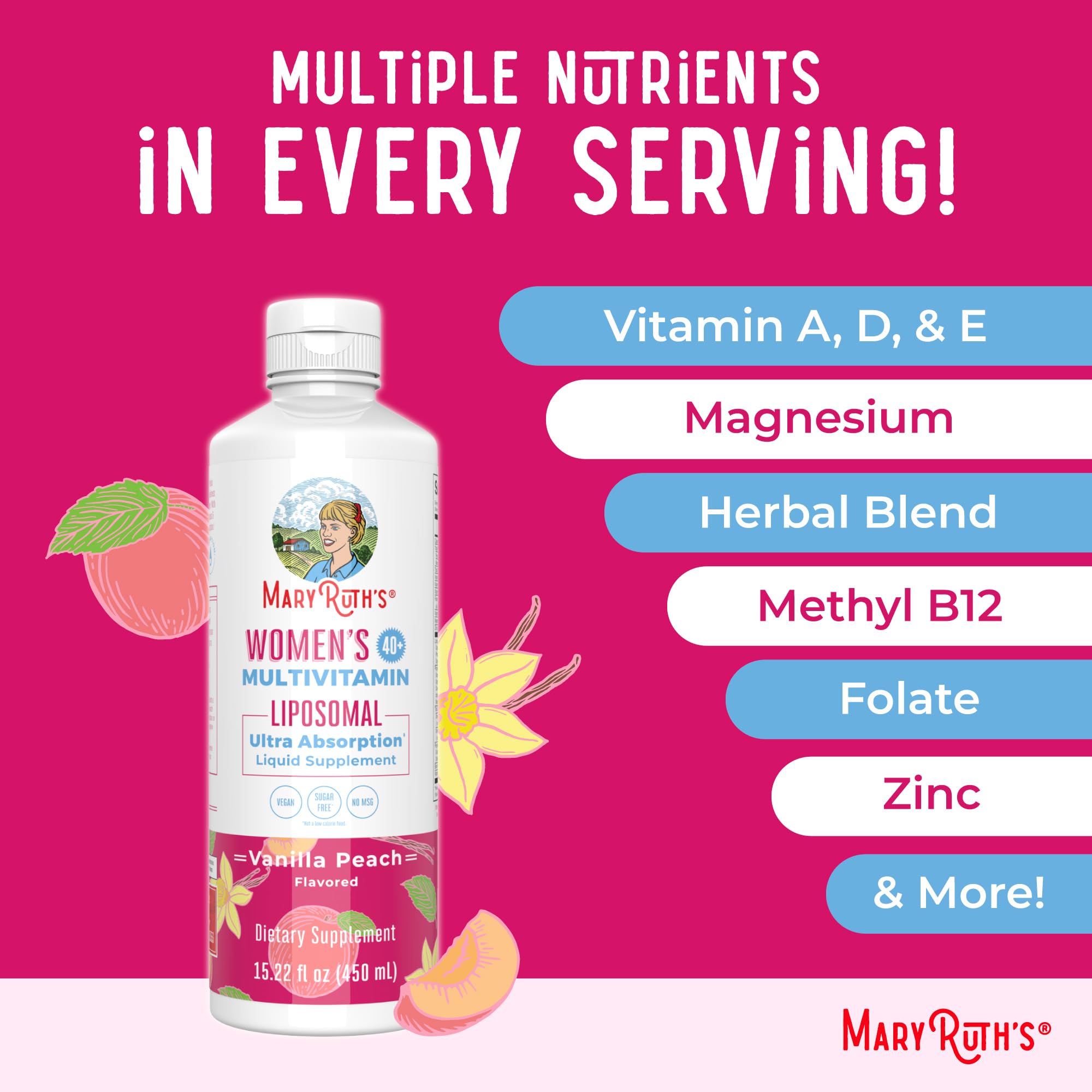 MaryRuth's mezcla botánica con maca y vitex casto