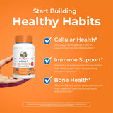 MaryRuth's multivitamínico gomitas, veganas y sin OGM, para consumo consciente.