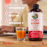 MARYRUTH'S multivitamínico frambuesa, dosis diaria fácil de incorporar
