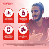 MaryRuth's multivitamin para hombres etiqueta informativa de nutrientes liposomal.