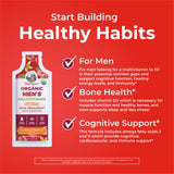 MaryRuth's multivitamin para hombres ingredientes clave para energía y piel saludables.
