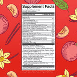 MaryRuth's multivitamin para hombres mezclado en vaso para batidos energizantes.