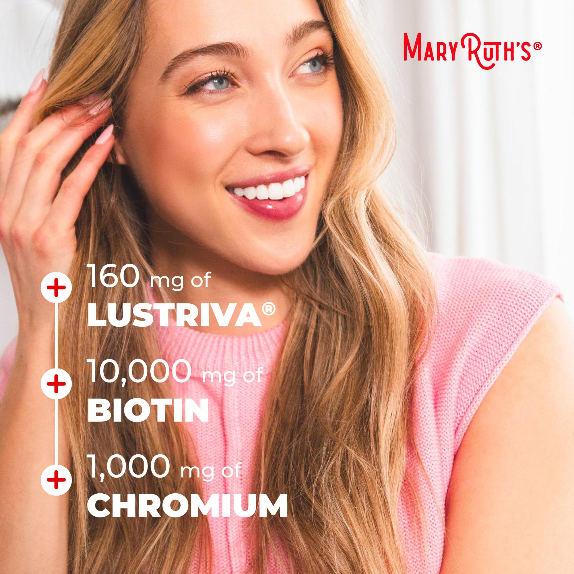MaryRuth's Multivitamínico líquido para mujeres, nutrientes para piel y uñas