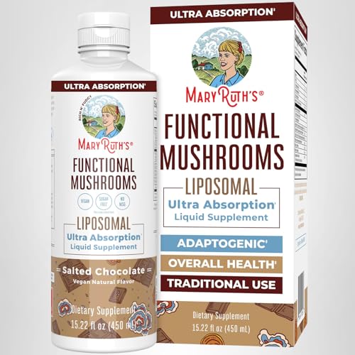 MaryRuth's Mushroom líquido sin gluten y apto para dietas.