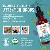MaryRuth's Kids Focus olor-lavanda: aroma suave que invita a la calma.