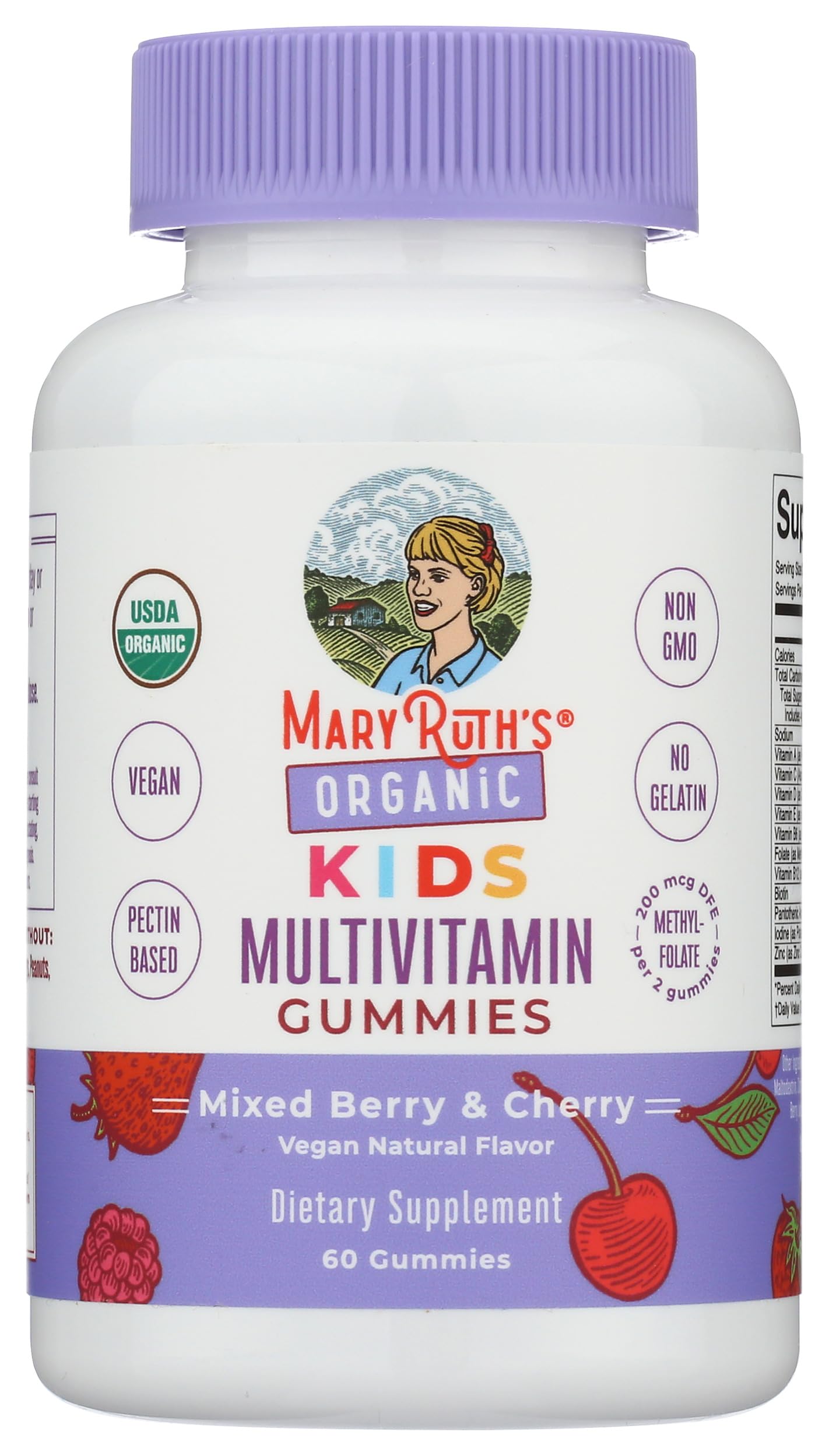 MaryRuth's contiene vitaminas clave para un aporte diario durante el crecimiento.