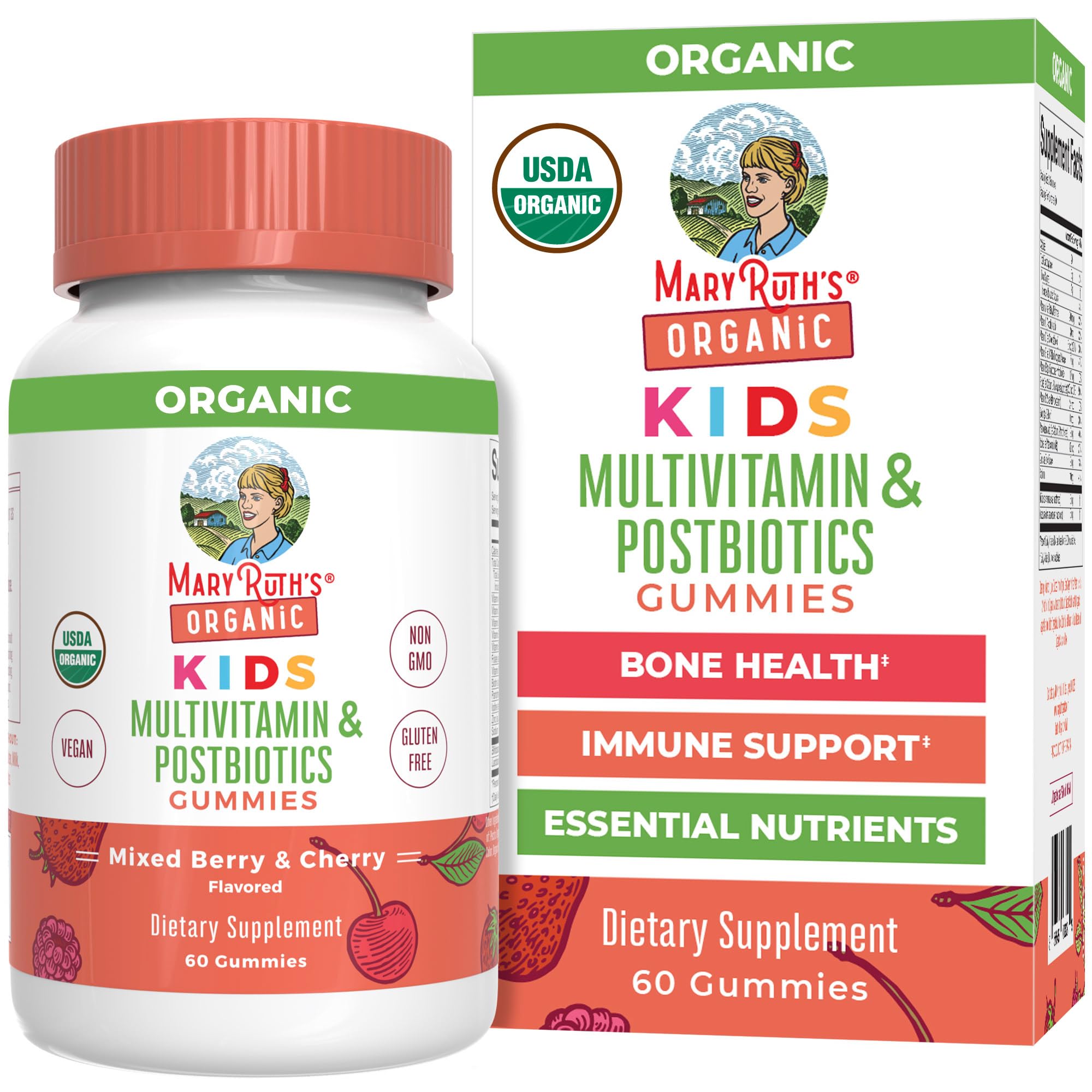 MaryRuth's Kids Vitamins en botella, gomitas multivitamínicas para niños.