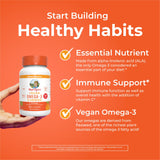 MaryRuth's Omega 3 gomas con vitamina C, aporte para bienestar general.