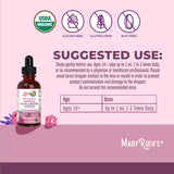 MARYRUTH'S Orgánicos gotas para mezclar en agua, fácil consumo diario
