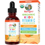MaryRuth's gotas de vitamina C para niños, sabor naranja y vainilla, apoyo inmunológico diario