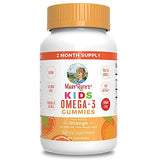 MaryRuth's Organics gomitas omega-3, vitamina C incluida, sabor naranja para niños.