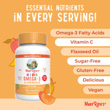 MaryRuth's Omega-3 vegano para niños, sin lácteos ni nueces, opción segura.