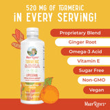 MaryRuth's Ingredientes clave: curcumina y DHA para uso diario.