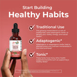 MaryRuth's Organics, detalle de eleutero para apoyo vital diario.