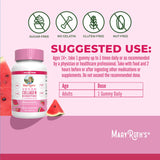 MaryRuth's Organics gominolas con lysina y amla, ingredientes clave para la piel y el cabello.