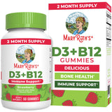 MaryRuth's D3+B12 gomitas en botella para energía diaria e inmune.