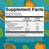 Gominolas MaryRuth's Vitamina C con etiqueta USDA, apoyo al bienestar diario.