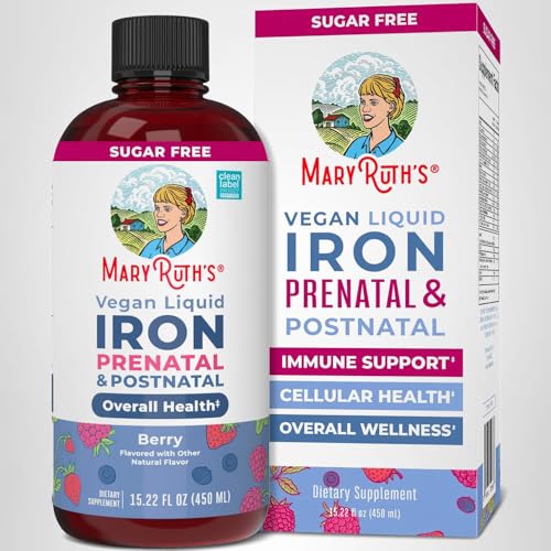 MaryRuth's hierro líquido: solución vegana y no modificada genéticamente
