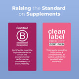 MaryRuth's hierro líquido: etiqueta clara y tamaño de frasco para fácil lectura